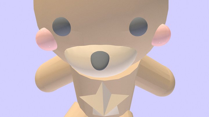 Brown Bear (2) 3D Model