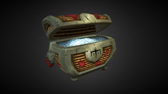 Treasure Chest 3D Model