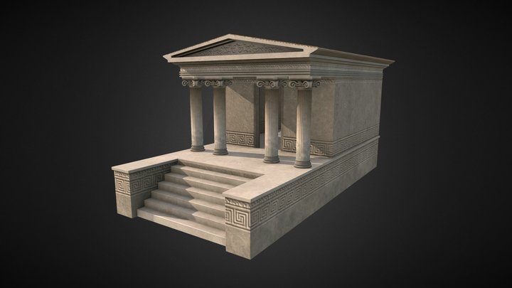 Roman temple 3D Model