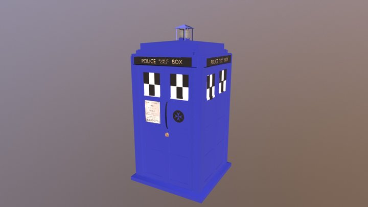 TARDIS 3D Model