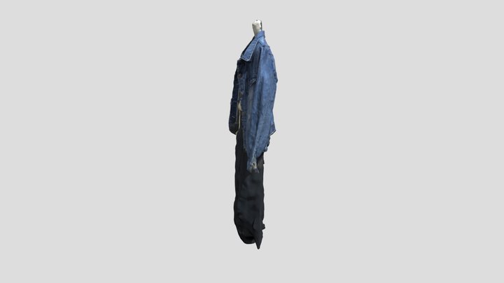 Jean Dress 3D Model