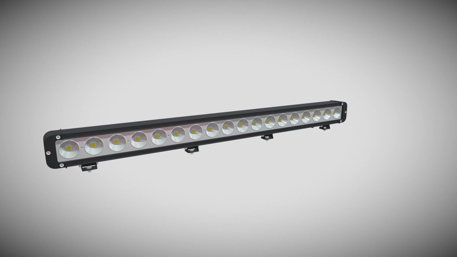 Large LED Light Bar - Buy Royalty Free 3D model by f_lugaria