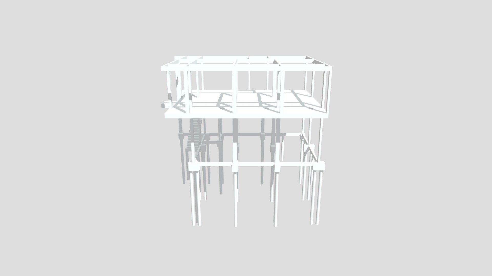 Estrutura Baldicera 3D