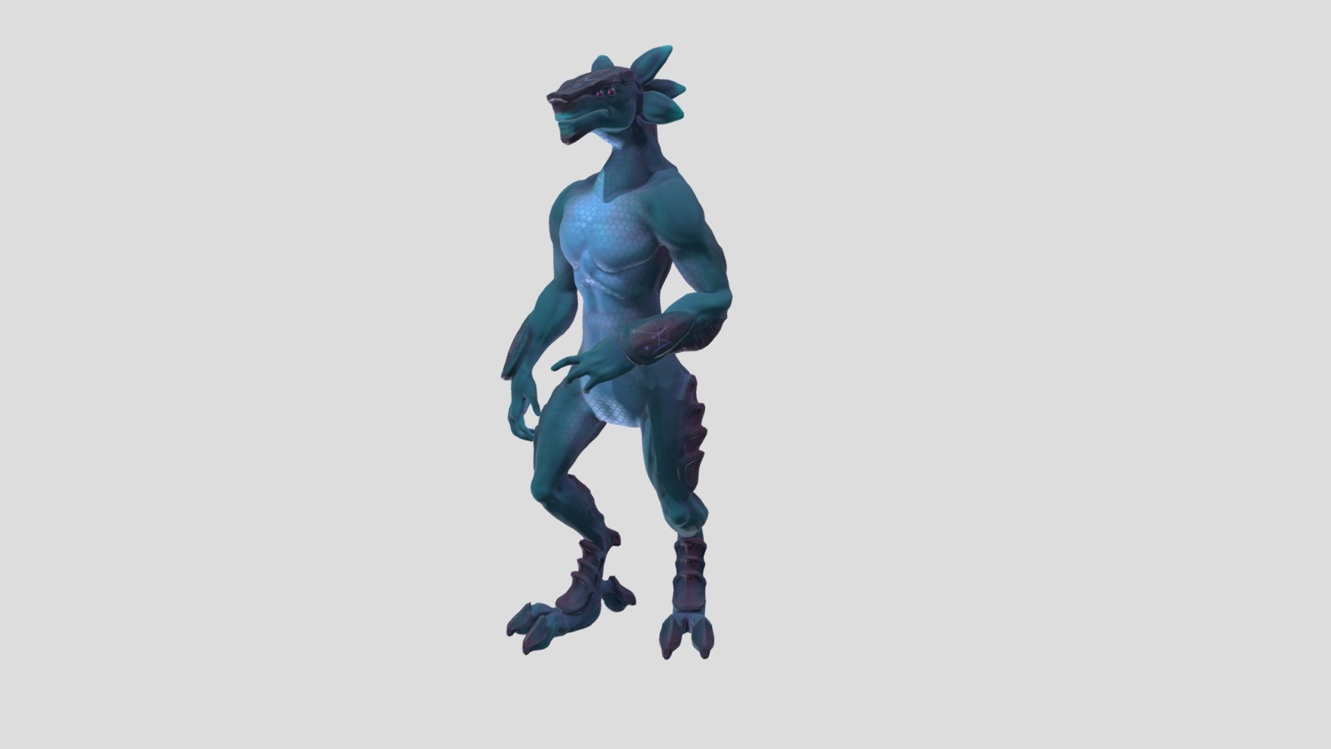 Ojamnbek - Idle + Walk Cycle — Sketchfab embed 3D viewer