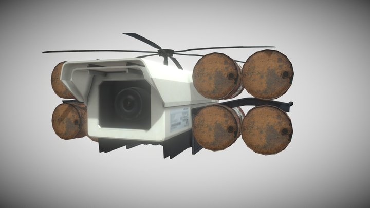 Explosive camera copter – Gratis 3D-model STL