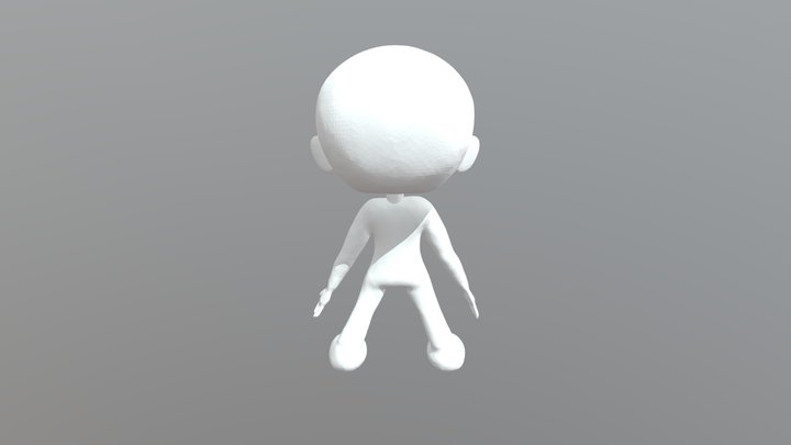 Trabalho de Modelagem de Personagem 3D Model