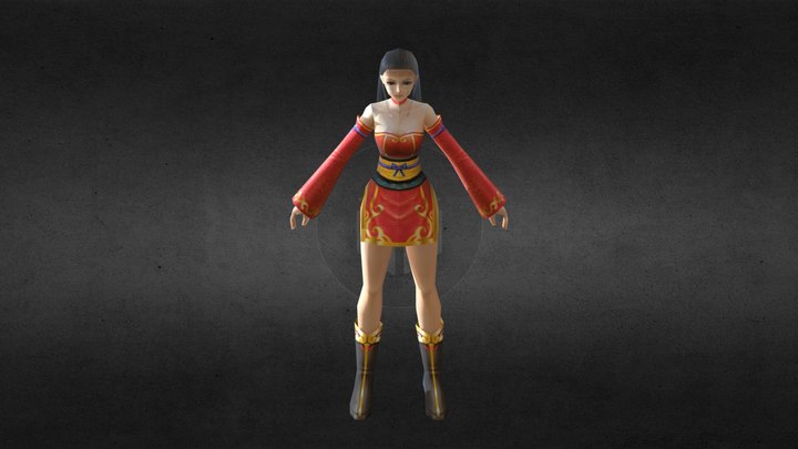 Mosiang_PetGirl_3 3D Model