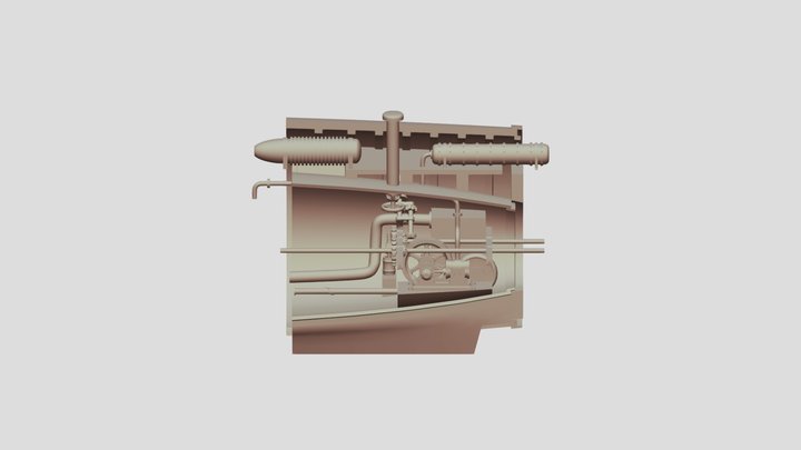 Ictineo Section D 3D Model