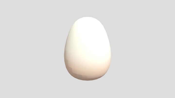 EggEgg 3D Model – Realistic – Free 3D Model STL