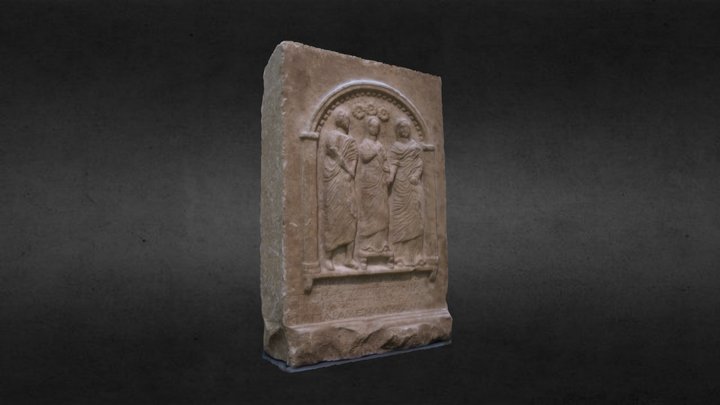 Estela funeraria. 3D Model