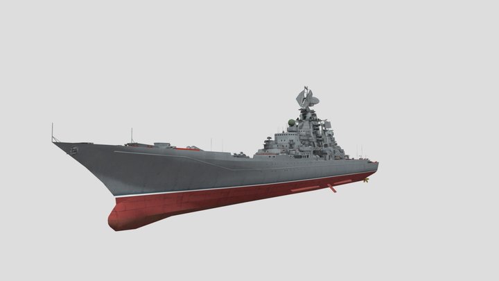 Kirov-class cruiser 3D Model