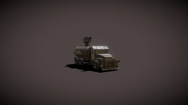 FROST FURY TRUCK 3D Model