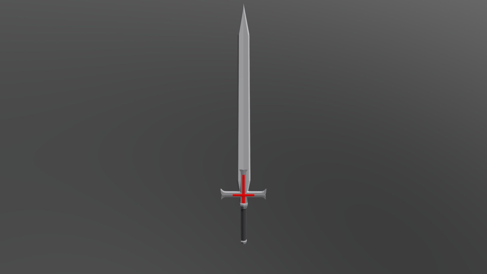 Espada Liberator de SAO - Low Poly