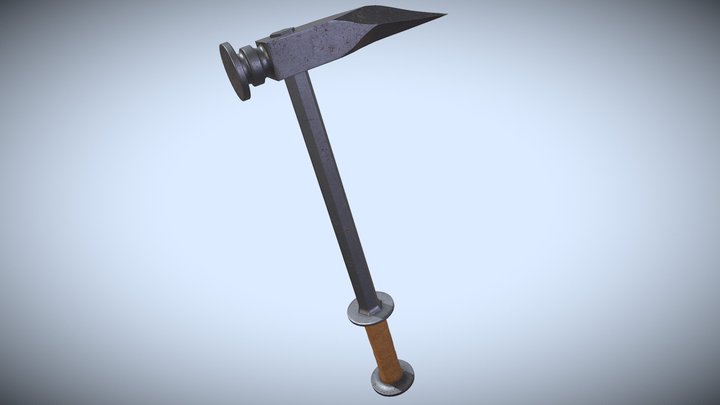 Gothic War Hammer 3D Model