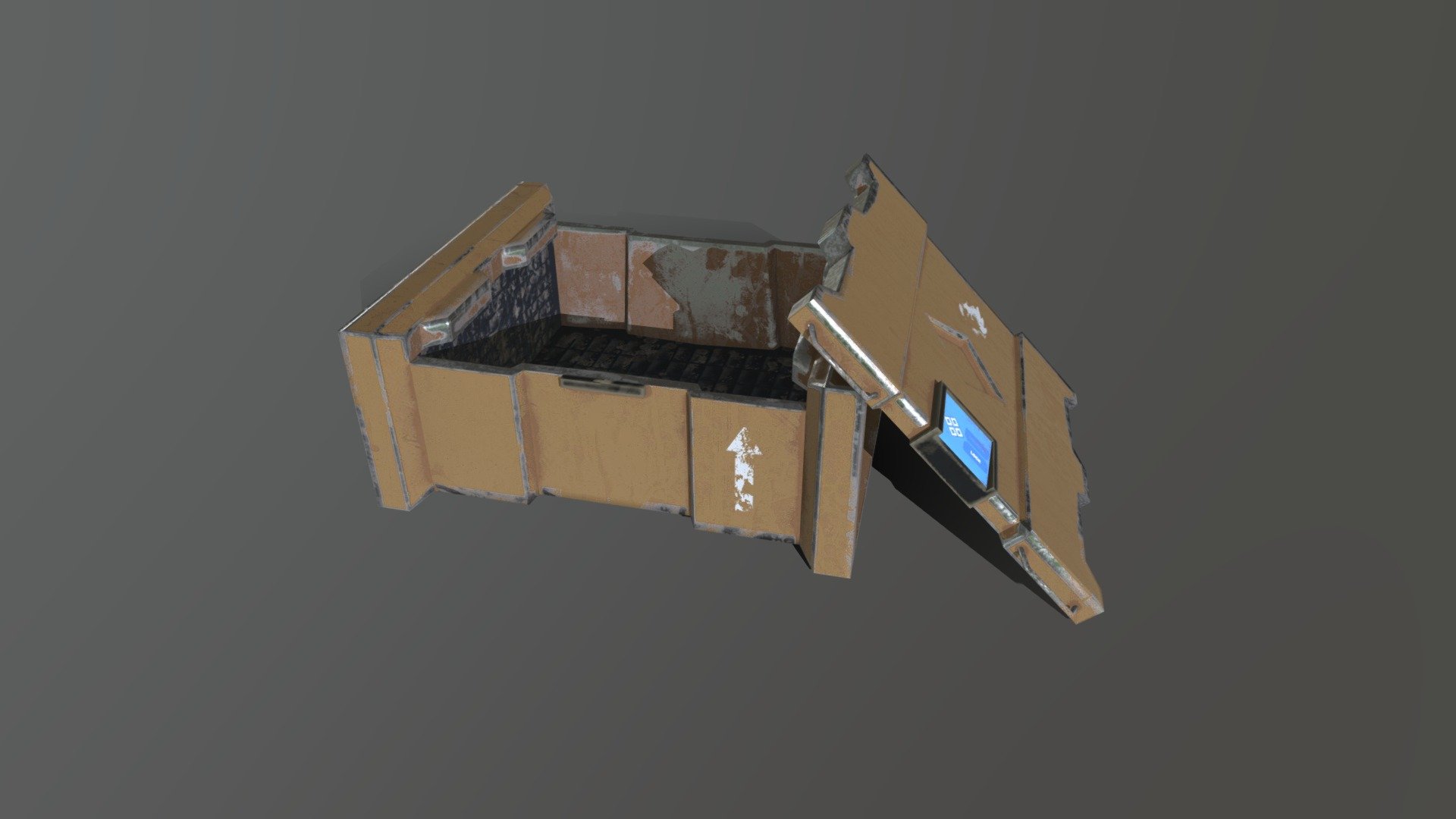 Sci-Fi Crate - 3D model by Tristior [ca6eae3] - Sketchfab