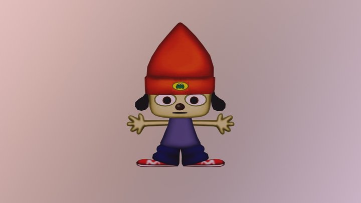 Parappa The Rapper (PTR2) 3D Model