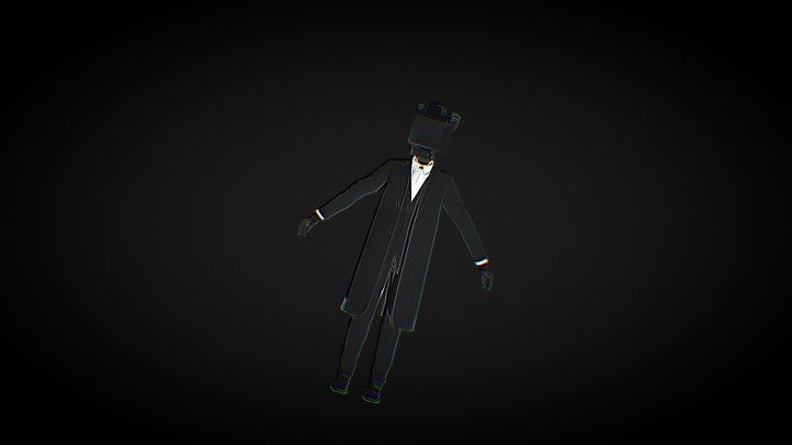 Big camera man 3D Model