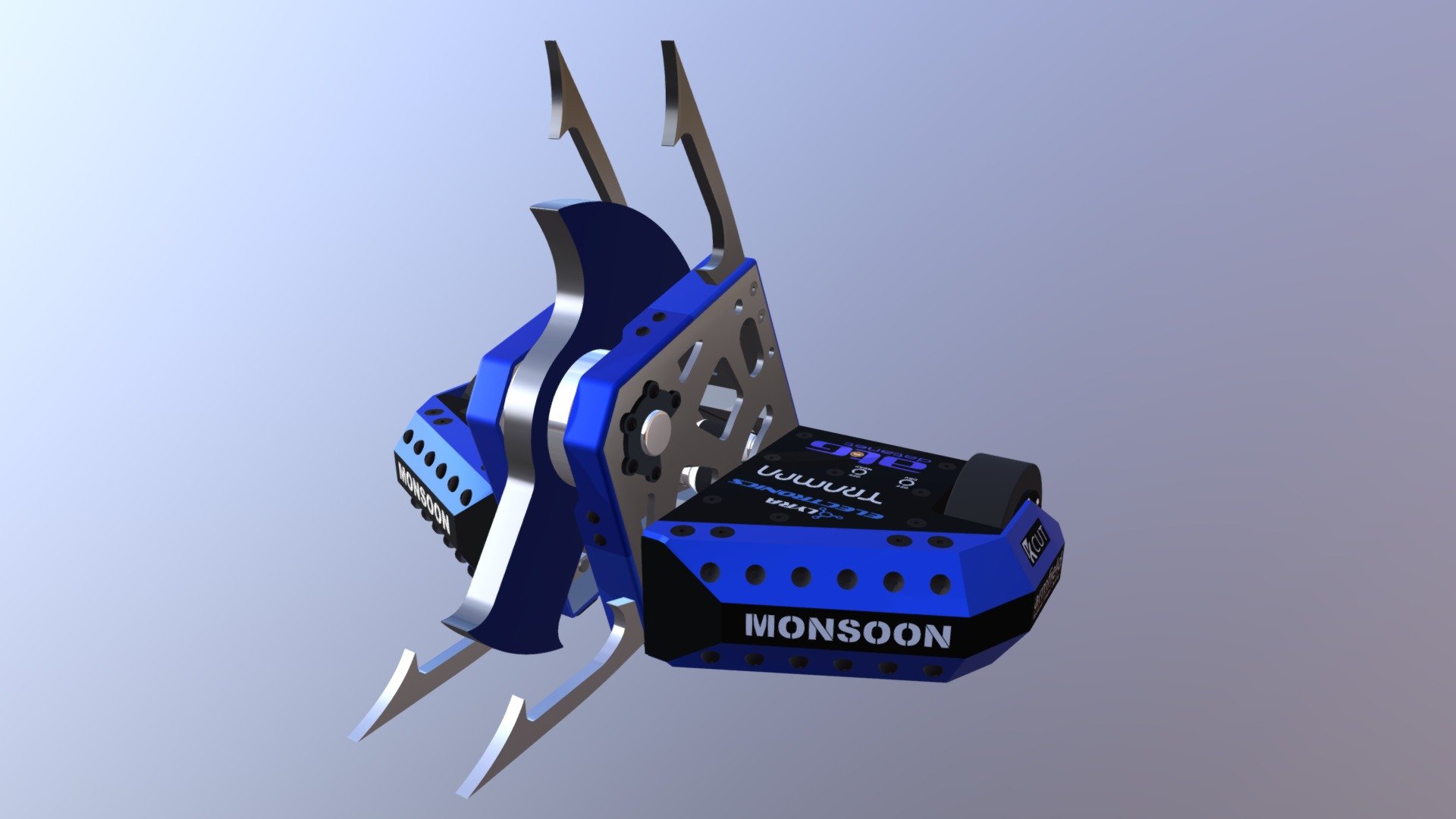 Monsoon 2023 Battlebots Download Free 3D model by TzHaarKet