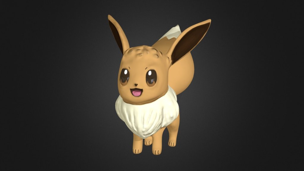 Eevee Pokemon - Download Free 3D model by selgrayshade (@selgrayshade)  [be609d9]