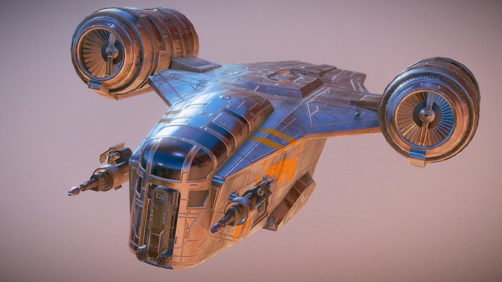 Razor Crest - The Mandalorian 3D Model