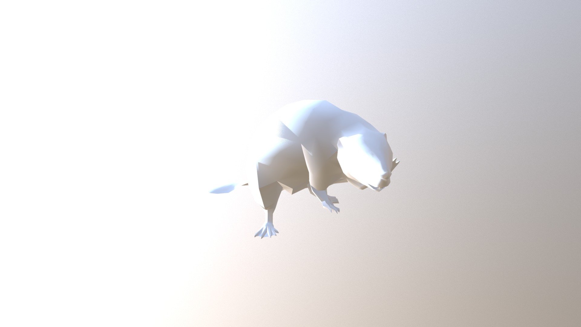 Beaver Turned Into Stone 4
