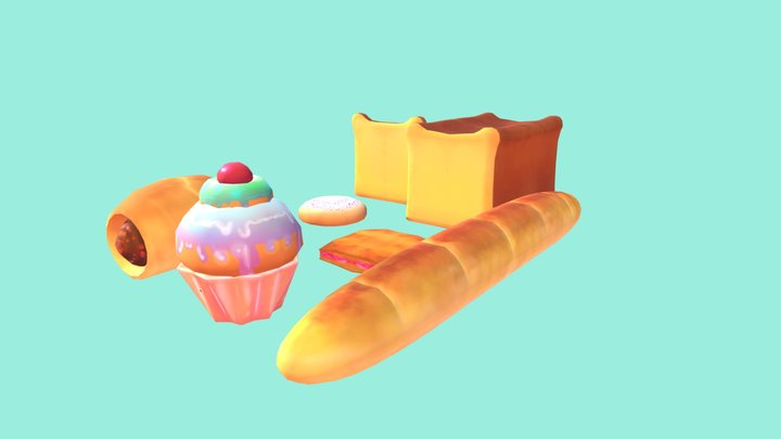 Bread 3D Model