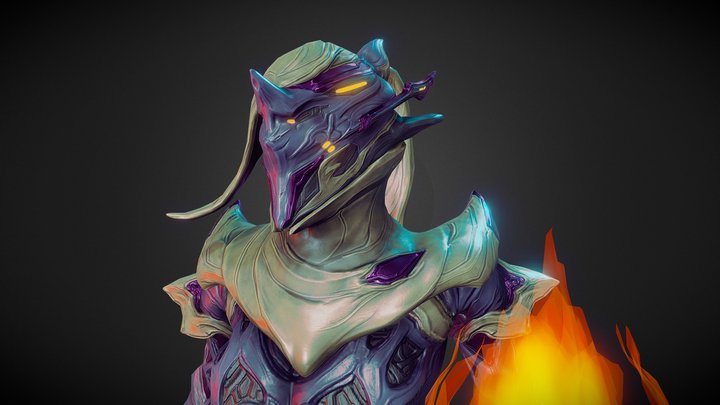Wisp Gossamer Helmet 3D Model