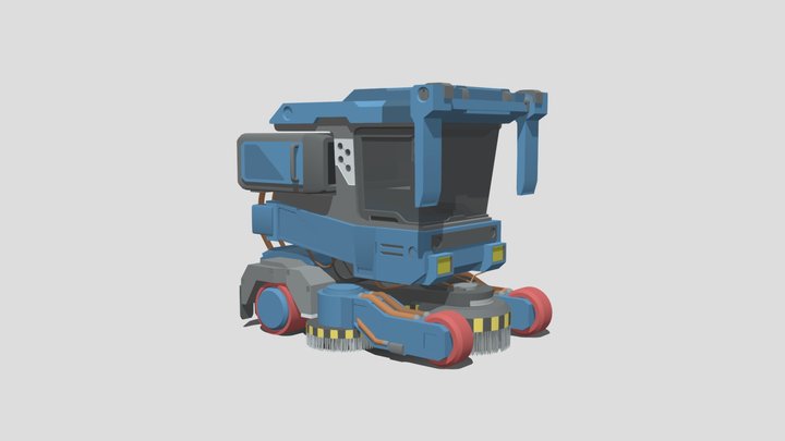 Harvester cleaner draft 3D Model