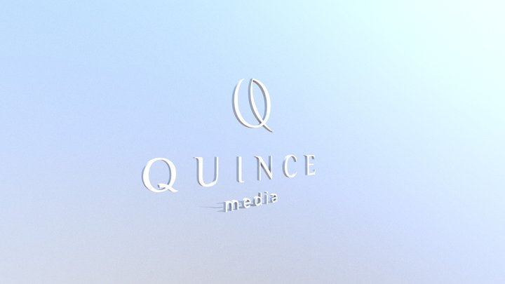 Quince logo 3D Model