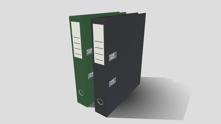 Folders 3D Model