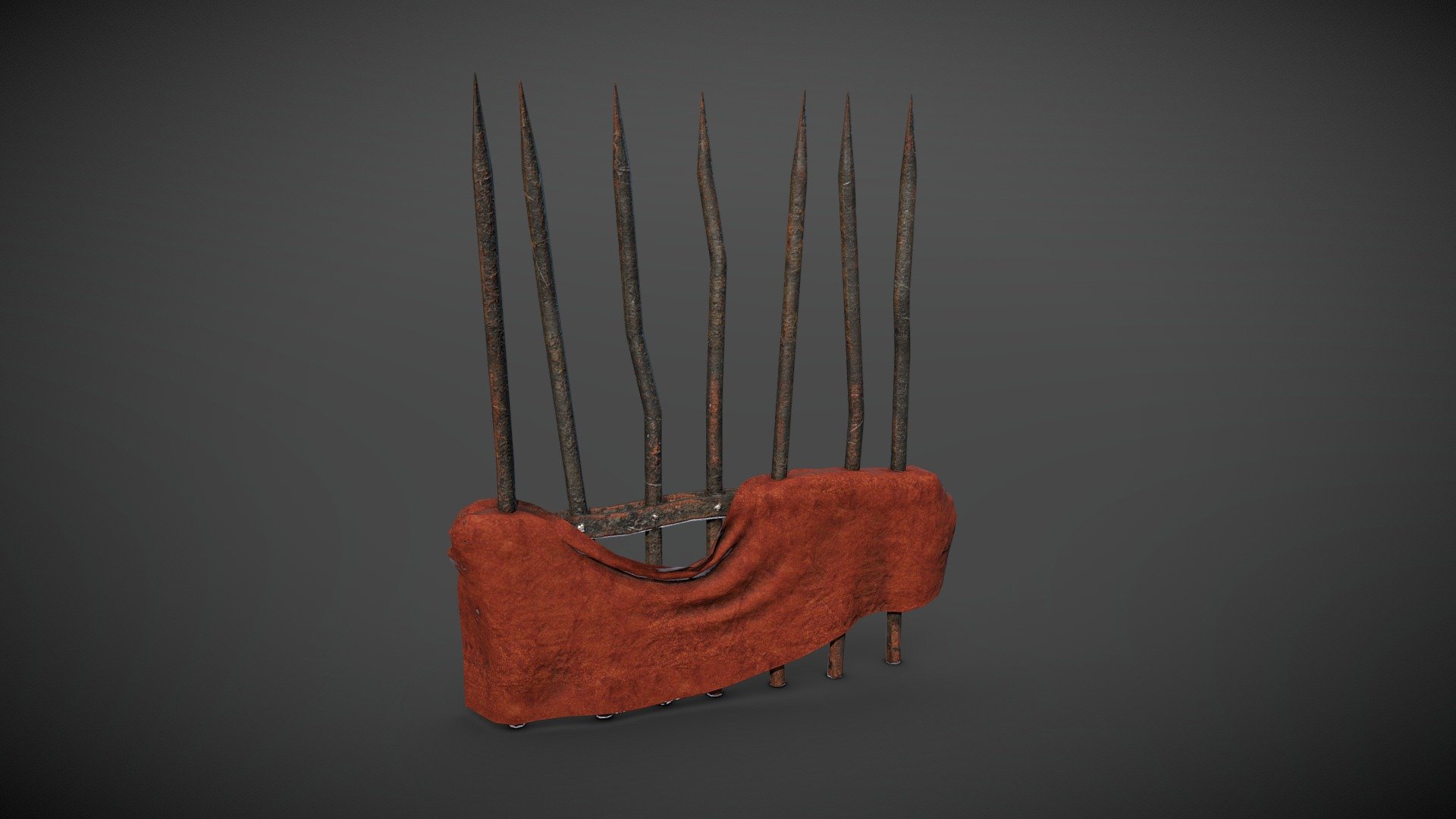 Dungeon Metal Fence - Buy Royalty Free 3D model by Friederike Gröpler ...