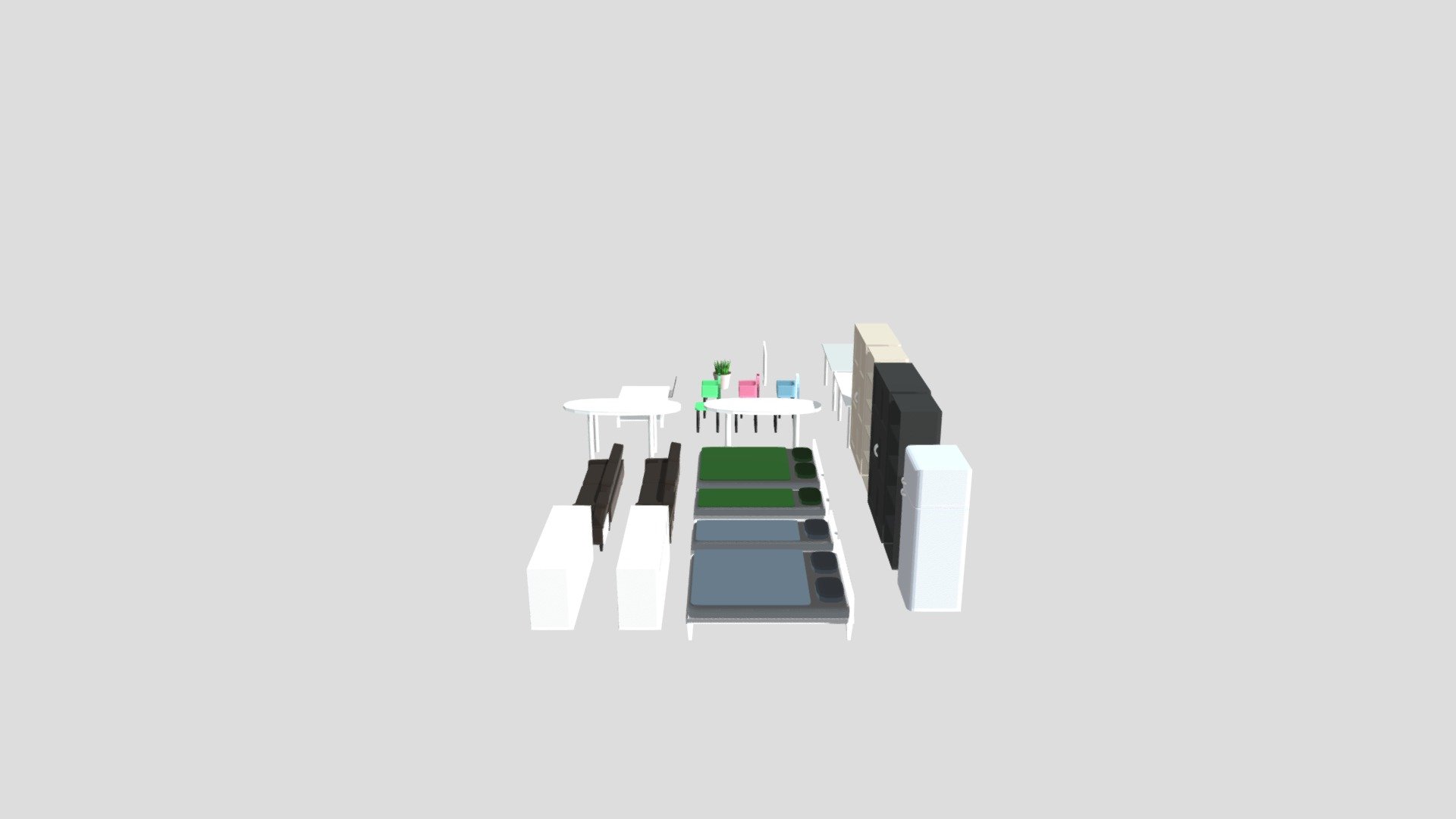Asset pack of furniture