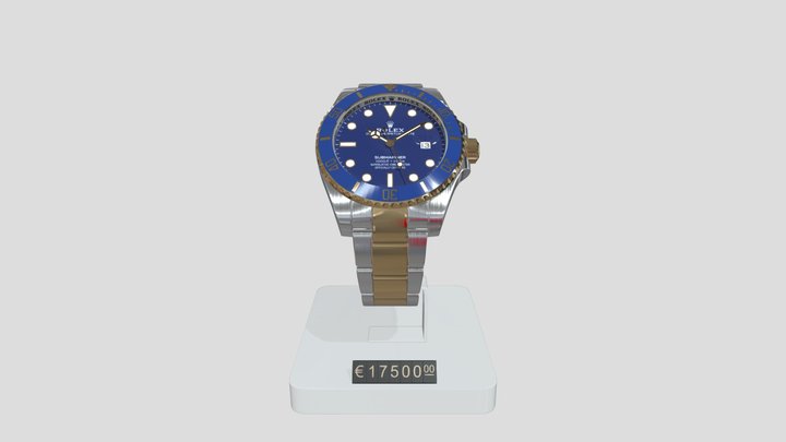 Rolex-blue 3D Model