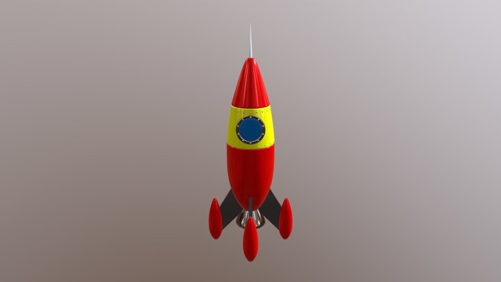 Rocket - 3d modeling 3D Model