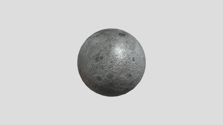 Moon 2K 3D Model