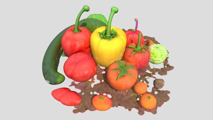 Vegetable Garden – Kostenloses 3D-Modell STL