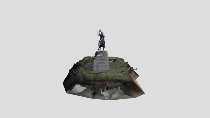 A. Jackson Statue 3D Model