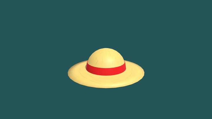 Luffy's Straw hat 3D Model