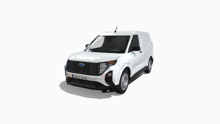 All New Ford Transit Courier Leader 3D Model