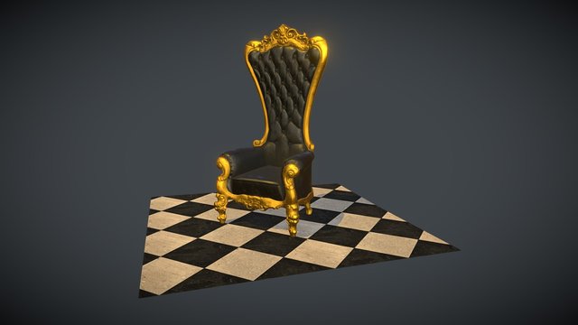Absolom Roche Chair 3D Model