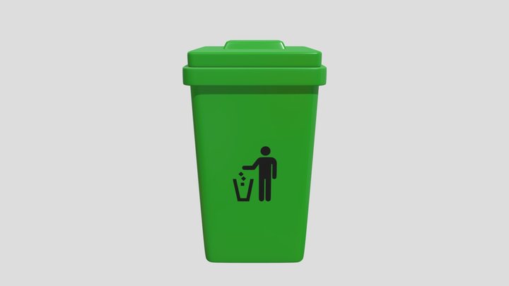 Dustbin 3D Model