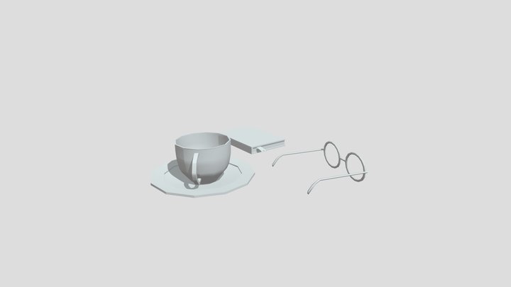 Grandma's house - 3 Simple props 3D Model