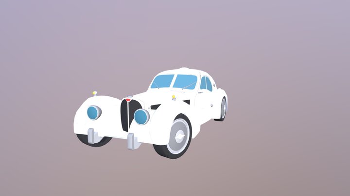 Bugatti Atlantic Classic (FREE TO USE) 3D Model