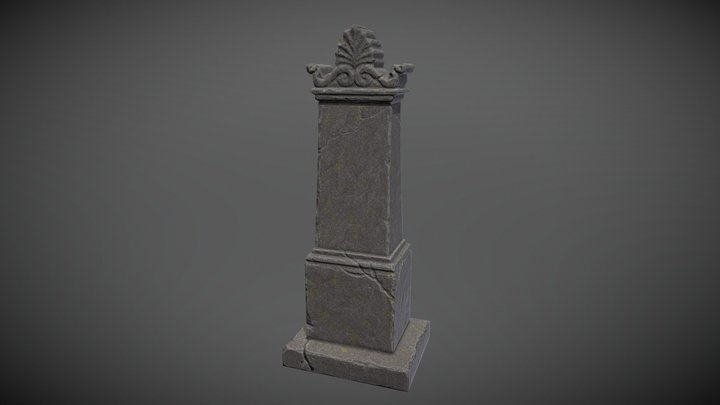 Tombstone 3D Model