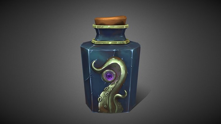 Octopus Potion 3D Model