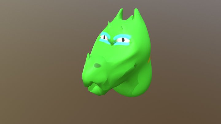 Tête de dragon 3D Model