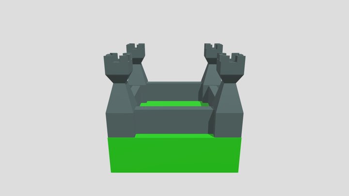 замок 3D Model