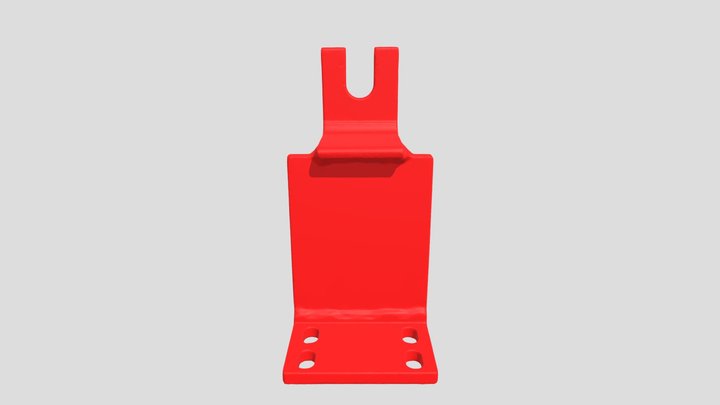 Welded Metal Bracket (Small) 3D Model