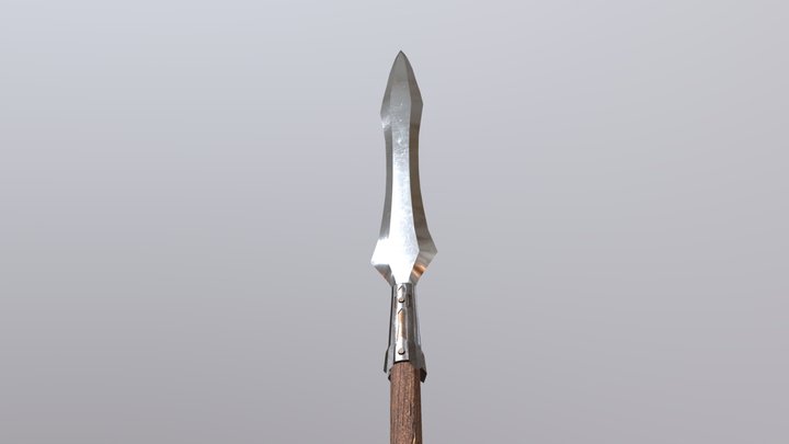 Medieval Spear 3D Model