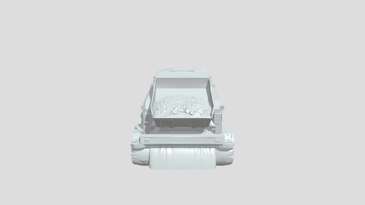 NASA lunar rover laying molten road surface – Kostenloses 3D-Modell STL